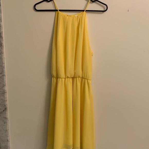 Chiffon yellow sundress - Picture 2 of 2